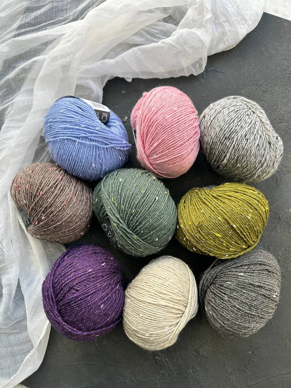 Идеальный осенний джемпер из Lana Grossa Cool Wool Dots.
