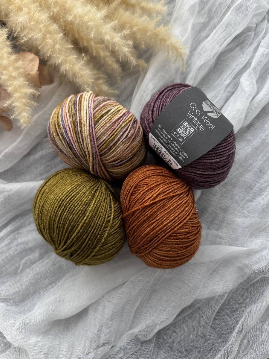 Любуемся моточками Cool wool vintage со вчерашней поставки