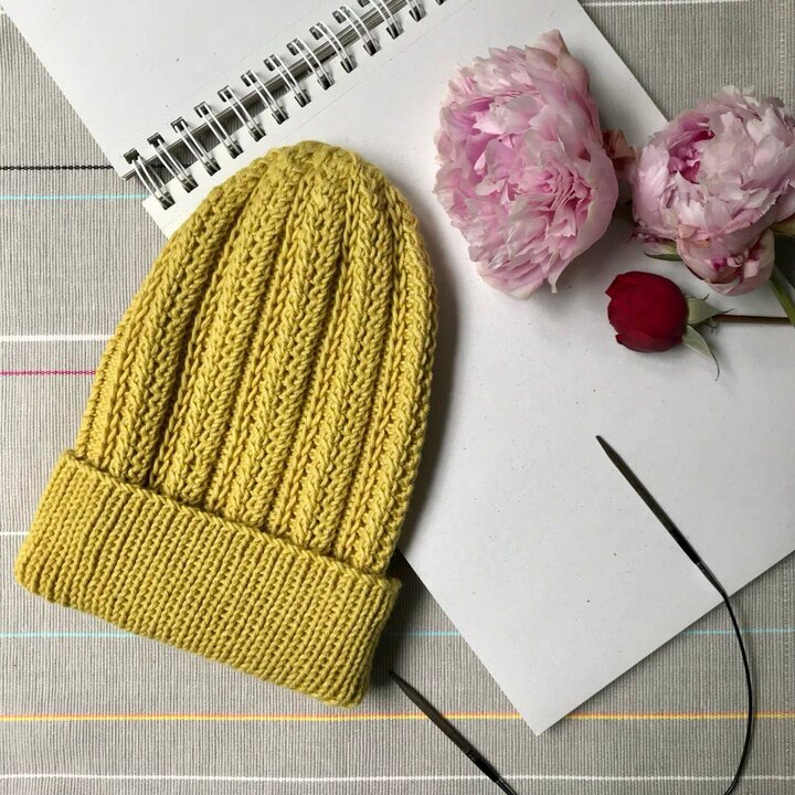 Шапка из Cotton merino На нее потребуется 2 мотка Cotton merino Infinity. Она настолько получилась чУдная, что грех не