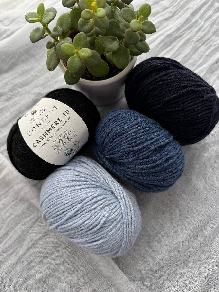 Cashmere 10 на шапочку выше или на Графическую шапку