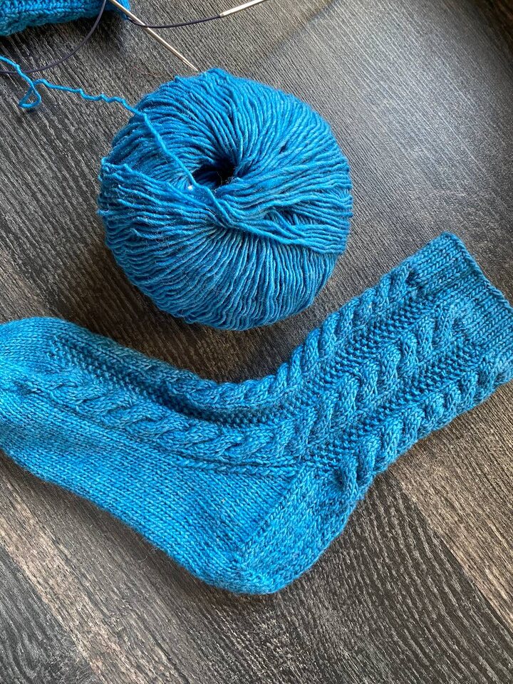 Мой из Rowan sock Чудесная пряжа