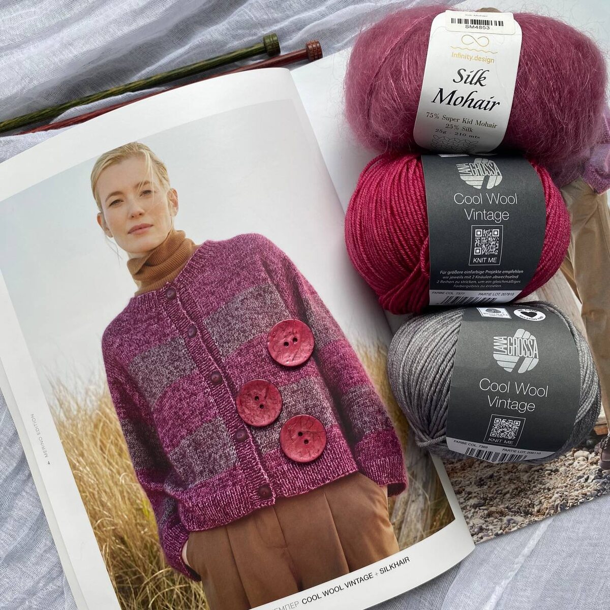 Начинаем с первой подборки моделей из журнала Merino edition 04
