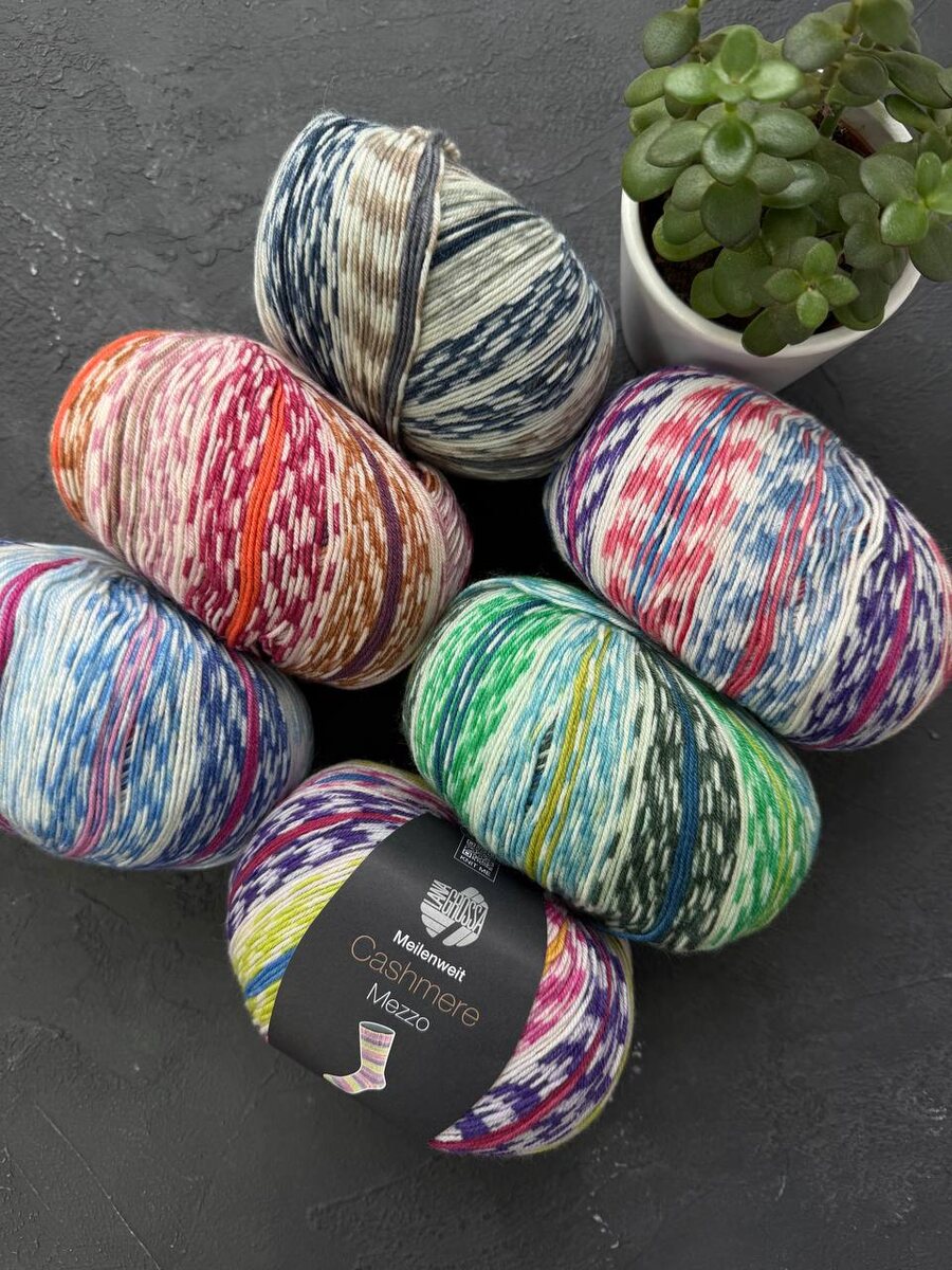 Кашемировая носочечка Приятная мягкость, а цвета