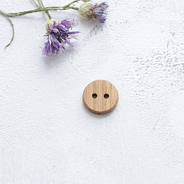 Handmade Пуговица Дуб ⌀ 19 мм