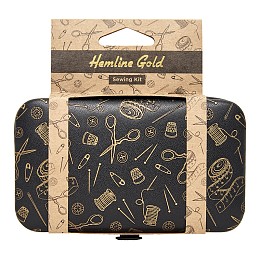 Hemline. Швейный набор из искуственной кожи. Чёрный