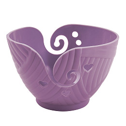 Hemline Клубочница для пряжи, диаметр 18 см, цвет сиреневый