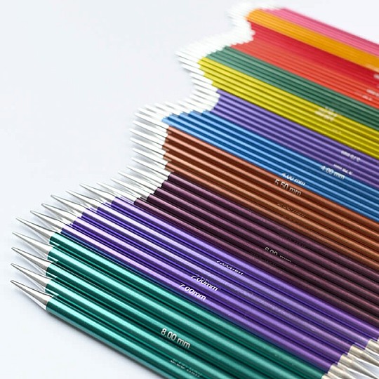 KnitPro Zing Чулочные спицы 15 см Алюминий