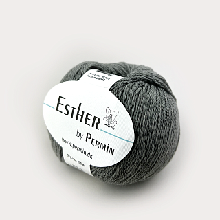 Пряжа для вязания Permin Esther (883418 Grey) 2 мотка