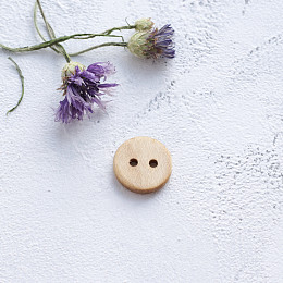 Handmade Пуговица Клён ⌀ 19 мм