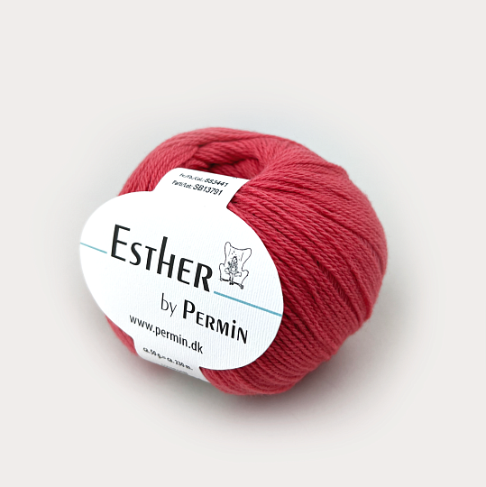 Пряжа для вязания Permin Esther (883441 Pink) 6 мотков