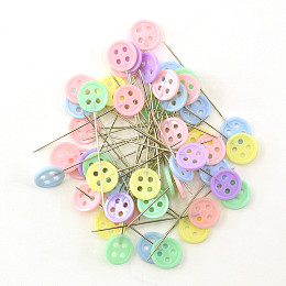 Hemline. Булавки с головкой-пуговичкой 50 шт. (арт. 720)