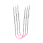 Addi Unicorn Lace Long addiCraSyTrio. Чулочные спицы 30 см Металл