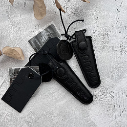 Muud Чехол для ножниц Espoo. Black. 3,5х2x8 см Кожа