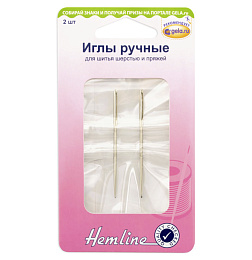 Hemline. Иглы для пряжи стальные 2 шт. (арт. 212)