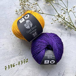 Набор для вязания двойной шапки #от_макушки_до_макушки из пряжи Lana Grossa Cool Wool Vintage (7376+7372)/описание