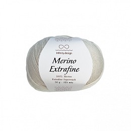 Infinity Design Merino Extrafine (1001 Optical White) 3 мотка