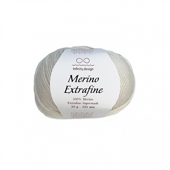 Infinity Design Merino Extrafine (1001 Optical White) 3 мотка