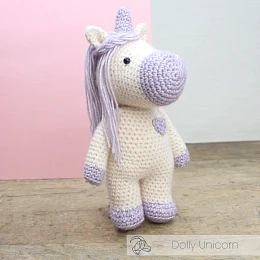 Hardicraft Dolly Unicorn Набор для вязания игрушки крючком