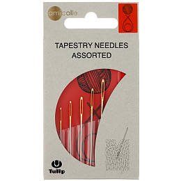 Tulip Tapestry Needles Набор игл с магнитным футляром №16, 17, 18, 20, 23 Сталь