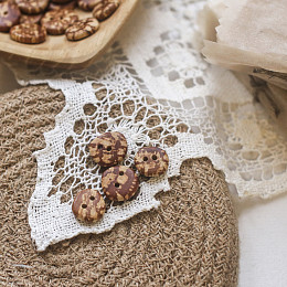 Puupank Пуговица Яблоня пёстрая ⌀ 20 мм