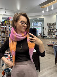 СижуВяжу Описание шарф с кончиками