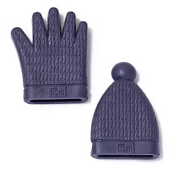 Prym Колпачок-держатель для чулочных спиц диаметром 2-2,5мм, пластик, синий, 2шт