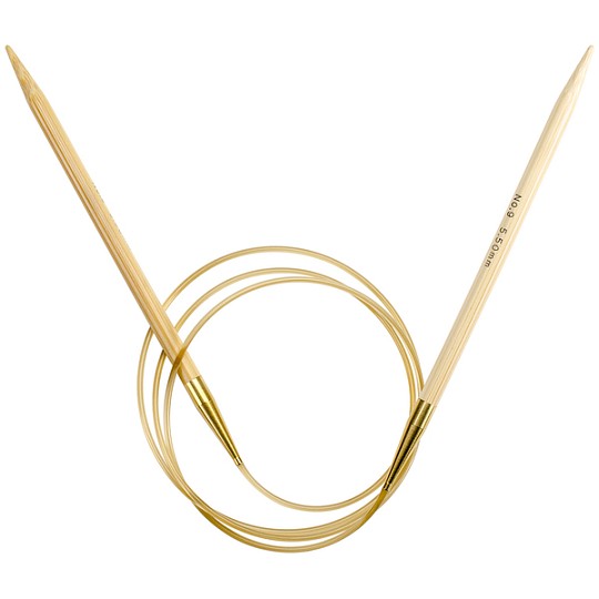 Tulip Knina Swivel Круговые спицы 100 см Бамбук