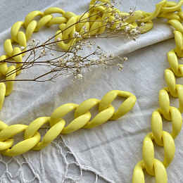 Цепь Жёлтая Пластик 45 мм (SJ-2000811) Цепь Жёлтая Пластик 45 мм (SJ-2000811)