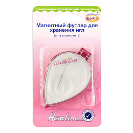 Hemline Магнитный футляр для хранения игл с нитковдевателем Hemline Магнитный футляр для хранения игл с нитковдевателем