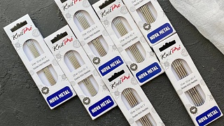 Чулочные спицы KnitPro Nova Metal 10 см: скорость и легкость в миниатюре