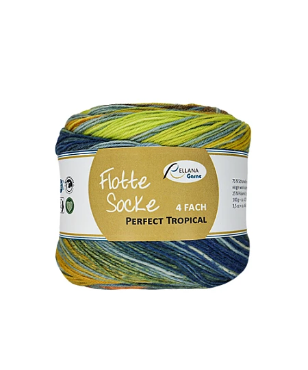 Rellana Flotte Socke Perfect Tropical 4ply