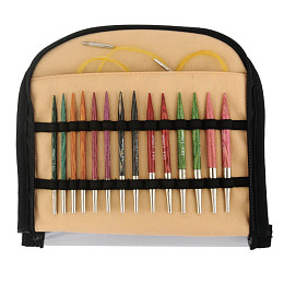 KnitPro Набор съёмных спиц Dreamz Special. Дерево 9,5 см Магазин пряжи и инструментов для вязания СижуВяжу.рф