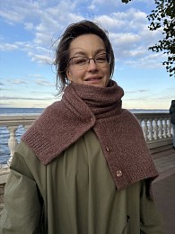 Совместник по вязанию Шарфо-жилет