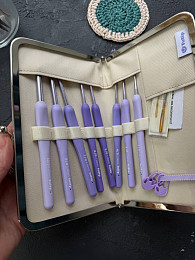 Tulip Набор крючков ETIMO Murasaki. 8 шт Магазин пряжи и инструментов для вязания СижуВяжу.рф