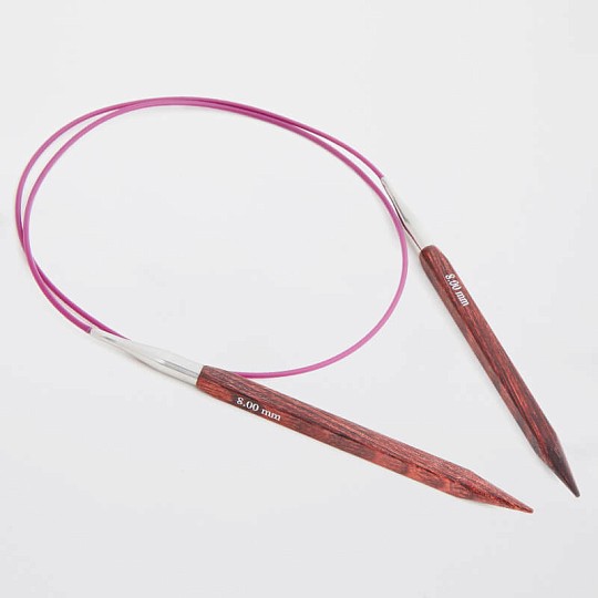 KnitPro Cubics Круговые спицы 40 см Дерево