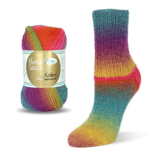 Rellana Flotte Socke Kolibri 4 ply