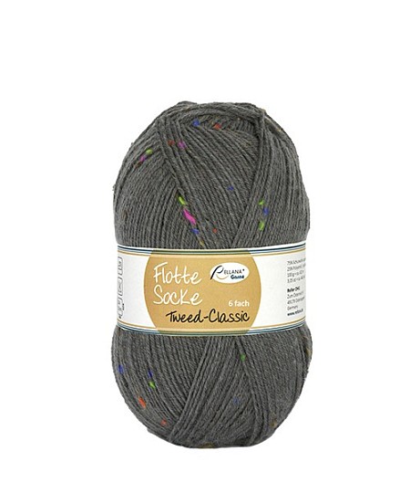 Rellana Flotte Socke Tweed-Classic 6 ply