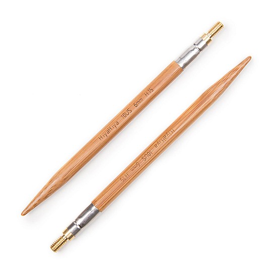 HiyaHiya Bamboo Съёмные спицы 10 см Бамбук