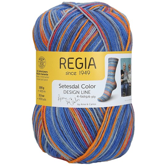 Regia Setesdal Color Design Line by Arne&Carlos 4-ply 100 г
