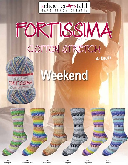 Austermann Fortissima Cotton Stretch Weekend 4-fach