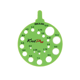 KnitPro Линейка для спиц Зеленый клубок