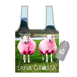 Lana Grossa Сумка для покупок Розовые овечки Lana Grossa Сумка для покупок Розовые овечки