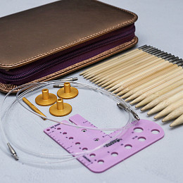 Tulip Набор съёмных спиц CarryC 9,5 см. 11 пар Магазин пряжи и инструментов для вязания СижуВяжу.рф