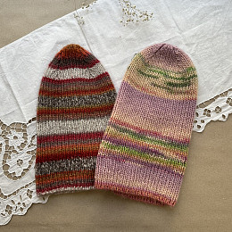 СижуВяжу Описание шапка Две башни