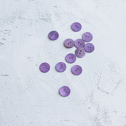 Drops Пуговица Ракушка Purple ⌀ 15 мм