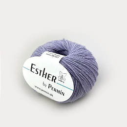 Пряжа для вязания Permin Esther (883425 Purple) 2 мотка