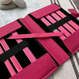 Lykke Blush Magenda Набор чулочных спиц 15 см, 2-3.75 мм, 8х5 шт. Дерево Магазин пряжи и инструментов для вязания СижуВяжу.рф