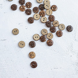 Пуговица Кокос ⌀ 12 мм (34079)