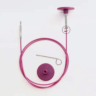 KnitPro Леска/кабель Swivel Stainless Steel Cable (для спиц от 3 мм)