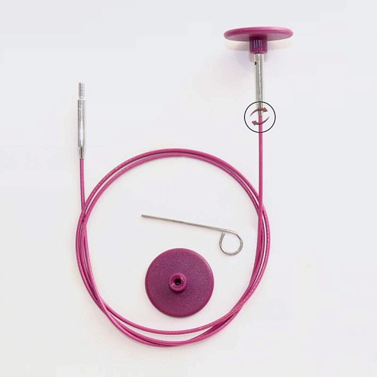 KnitPro Леска/кабель Swivel Stainless Steel Cable (для спиц от 3 мм)